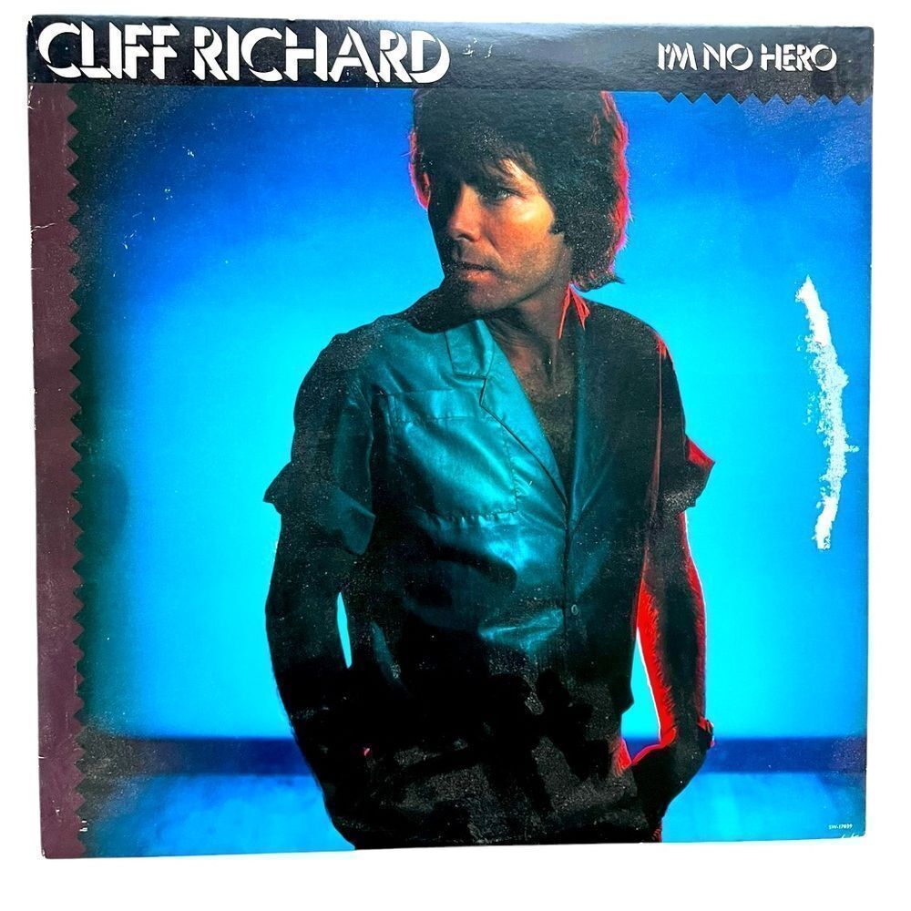 VINTAGE - CLIFF RICHARD “I’M NO HERO” LP 12”‎ VINYL RECORD 1980 POP ROCK